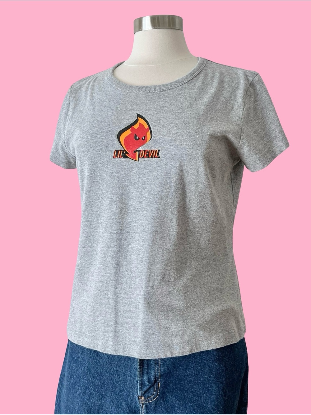 Y2k Lil Devil Baby Tee - Picture 5 of 5
